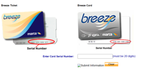 marta breeze card balance